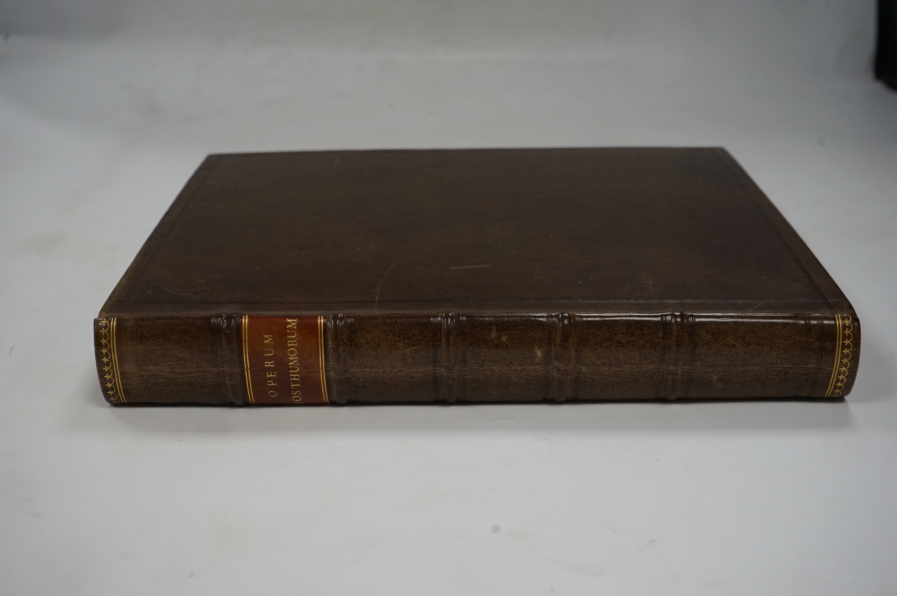 Batteley, Joannis - Opera Posthuma. viz. Antiquitates Rutupinae et Antiquates S. Edmundi Burgi Ad Annum 1272 Perductae ... [The general title and Richborough text bound after the Bury St Edmunds portion, as] Batteley, An